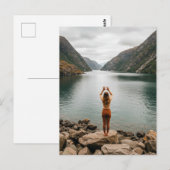 Uw eigen foto Custom Wenskaart Briefkaart (Voorkant / Achterkant)