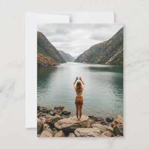 Uw eigen foto Custom Wenskaart Briefkaart