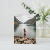 Uw eigen foto Custom Wenskaart Feestdagenkaart (Staand voorkant)