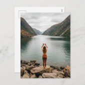 Uw eigen foto Custom Wenskaart Feestdagenkaart (Voorkant / Achterkant)