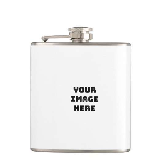 Uw eigen foto heupfles (Voorkant)