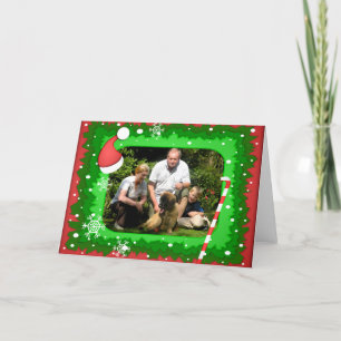 Uw eigen foto in een lijst van Kerstmis! - Feestdagen Kaart