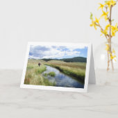 Uw eigen foto kaart (Gele Bloem)