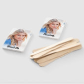 Uw eigen foto-monogram Afstuderen hand-fan Handwaaier (Niet-gemonteerd)