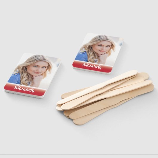 Uw eigen foto-monogram Afstuderen hand-fan Handwaaier (Niet-gemonteerd)