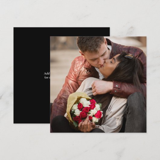 Uw eigen foto ontwerpen aankondiging (Voorkant / Achterkant)