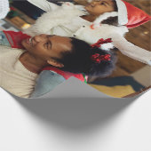 Uw eigen foto ontwerpen cadeaupapier (Hoek)