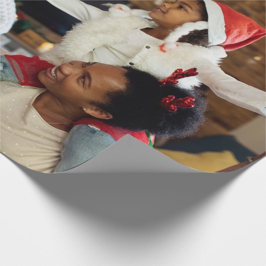 Uw eigen foto ontwerpen cadeaupapier (Hoek)