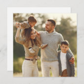 Uw eigen foto ontwerpen feestdagenkaart (Voorkant / Achterkant)