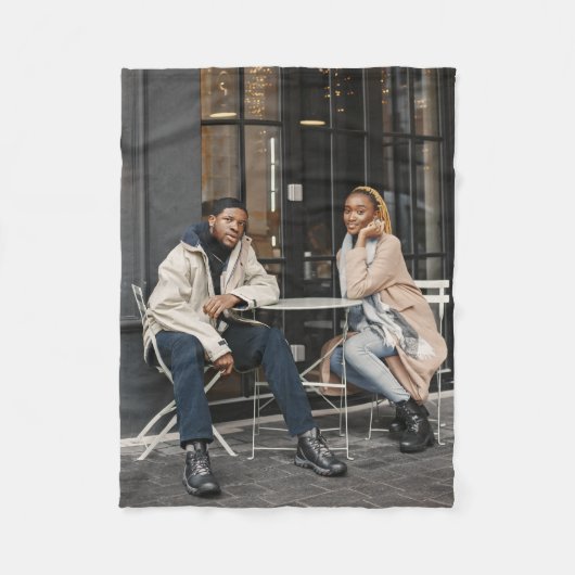 Uw eigen foto ontwerpen fleece deken (Voorkant)