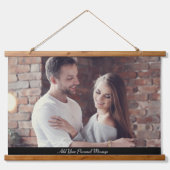 Uw eigen foto ontwerpen hangend wandkleed (Voorkant)