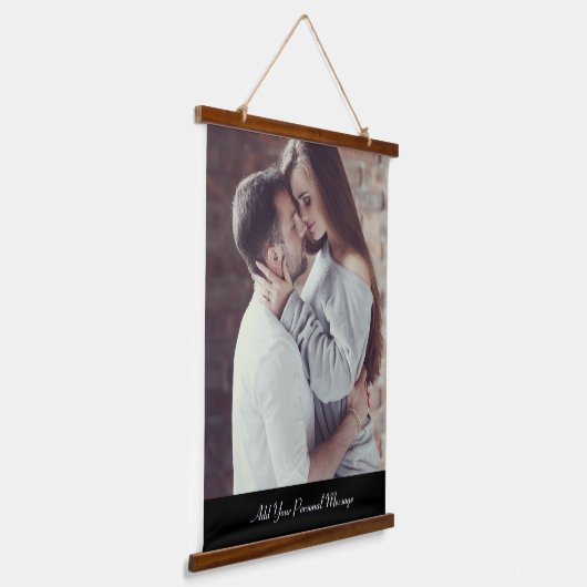 Uw eigen foto ontwerpen hangend wandkleed (Gebogen)