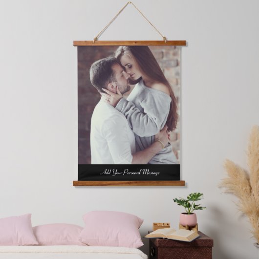 Uw eigen foto ontwerpen hangend wandkleed (Slaapkamer)