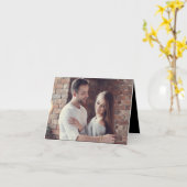 Uw eigen foto ontwerpen kaart (Gele Bloem)