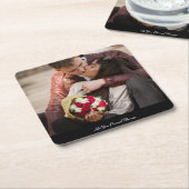 Uw eigen foto ontwerpen kartonnen onderzetters (Schuin)