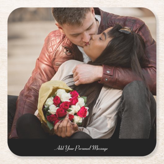 Uw eigen foto ontwerpen kartonnen onderzetters (Voorkant)