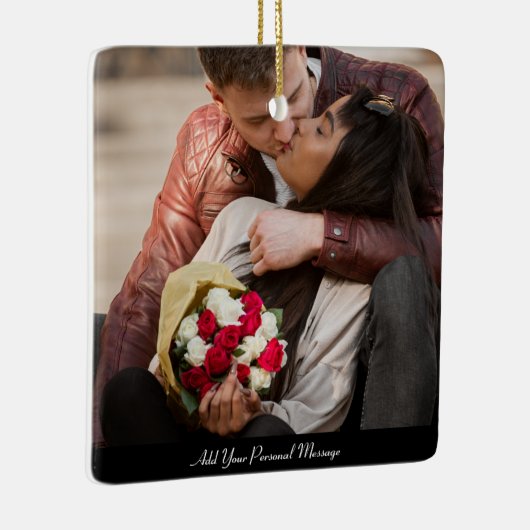 Uw eigen foto ontwerpen keramisch ornament (Rechts)