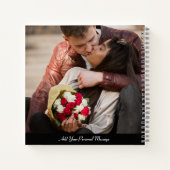 Uw eigen foto ontwerpen notitieboek (Achterkant)