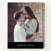 Uw eigen foto ontwerpen notitieboek (Achterkant)