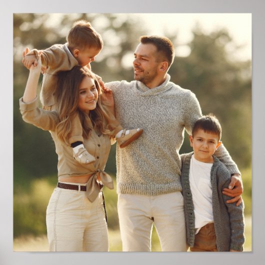 Uw eigen foto ontwerpen poster (Voorkant)