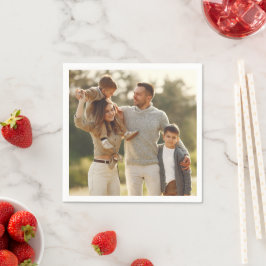 Uw eigen foto ontwerpen servet