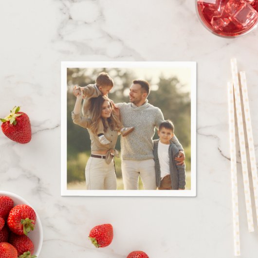 Uw eigen foto ontwerpen servet (Insitu)