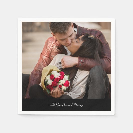 Uw eigen foto ontwerpen servet (Voorkant)