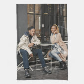 Uw eigen foto ontwerpen theedoek (Verticaal)