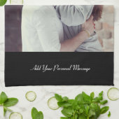 Uw eigen foto ontwerpen theedoek (Gevouwen)