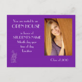 Uw eigen foto - Open huis briefkaart (Voorkant)