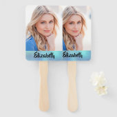 Uw eigen fotomonogram Afstuderen Handwaaier (Voorkant en achterkant)