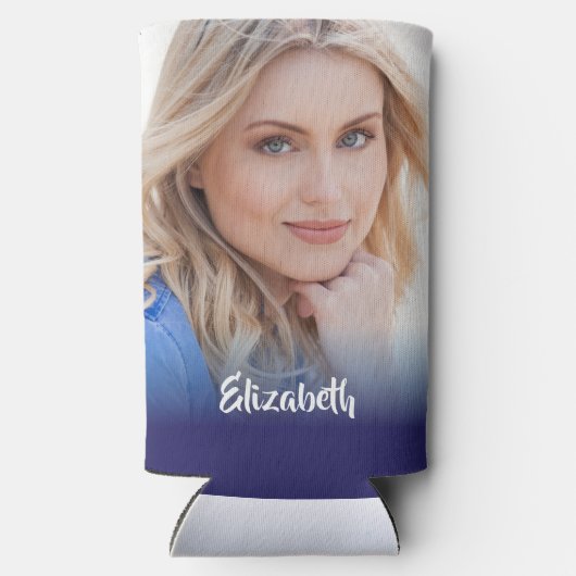 Uw eigen fotomonogram Afstuderen Seltzer Blikjeskoeler (Achterkant)