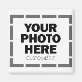 Uw eigen Gepersonaliseerd foto / Afbeelding Magneet (Voorkant)