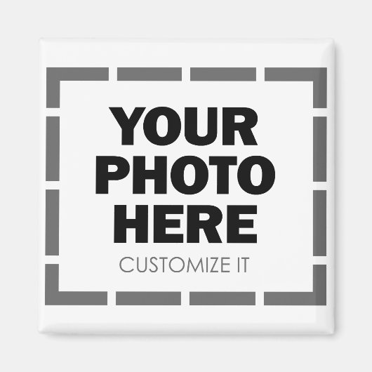 Uw eigen Gepersonaliseerd foto / Afbeelding Magneet (Voorkant)