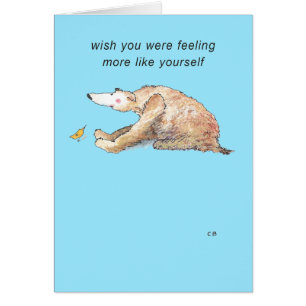 "Uw eigen" Get Well Card