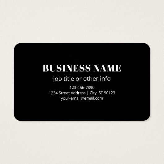 Uw eigen geüploade QR-code en bewerkbare retro-tek Visitekaartje (Achterkant)