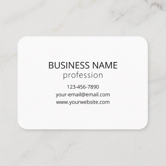 Uw eigen geüploade zakelijke Logo met bewerkbare t Visitekaartje (Achterkant)