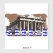 Uw eigen Griekenland Parthenon Sticker (Vel)