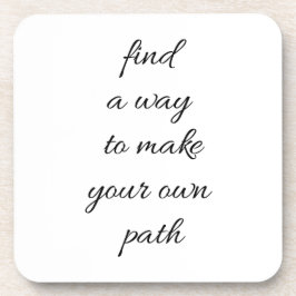 Uw eigen harde plastic Onderzetter op pad