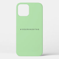 Uw eigen hashtag | Modern Trending Mint Green