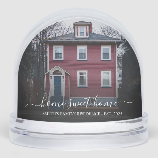 Uw eigen huis sneeuwbol (Voorkant)