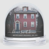 Uw eigen huis sneeuwbol (Achterkant)