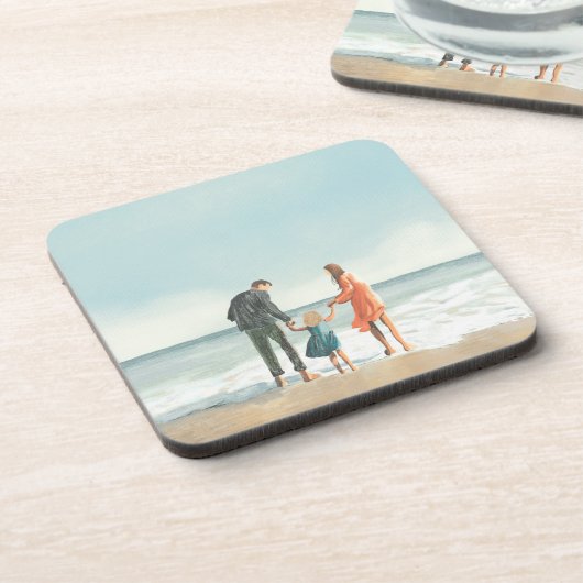 Uw eigen kunstwerk | Je tekening uploaden Bier Onderzetter (Linkerzijde)