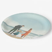 Uw eigen kunstwerk | Je tekening uploaden Papieren Bordje (Gekanteld)