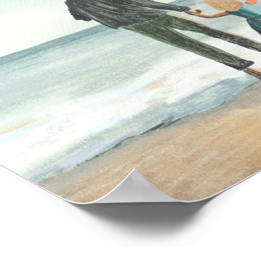 Uw eigen kunstwerk | Je tekening uploaden Poster (Hoek)