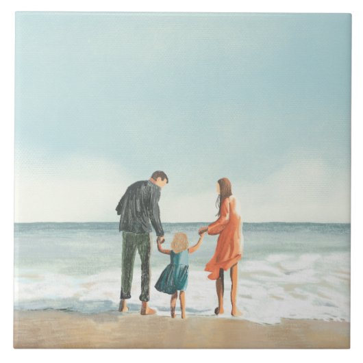 Uw eigen kunstwerk | Je tekening uploaden Tegeltje (Voorkant)