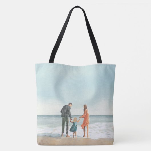 Uw eigen kunstwerk | Je tekening uploaden Tote Bag (Achterkant)