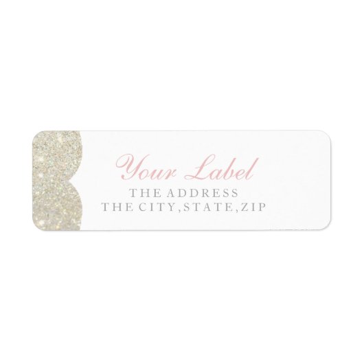 Uw eigen label - Glittered Crest Fab White G2 (Voorkant)