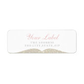 Uw eigen label - Glittered Crest Fab White Gold (Voorkant)
