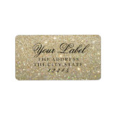 Uw eigen label - Gold Glitter Fab (Voorkant)